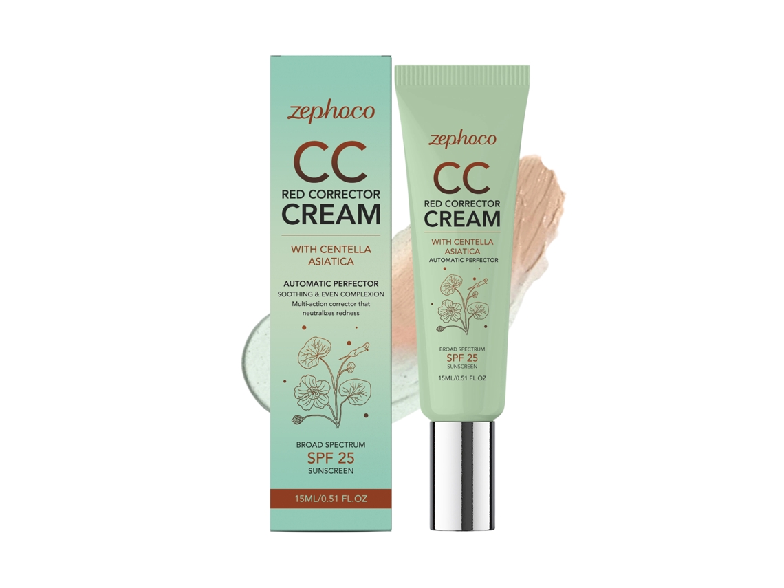 Crema CC Skin con cambio de temperatura, tipo verde.