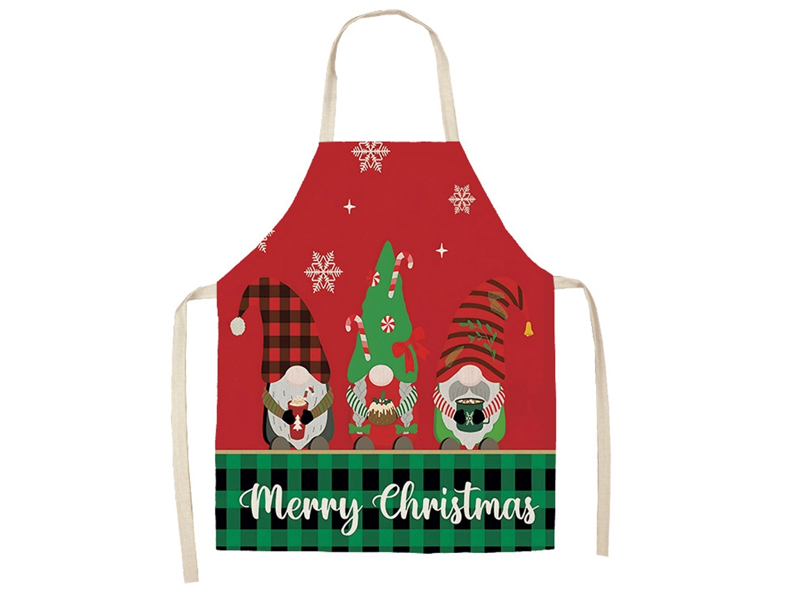 Delantal Para Fiesta Con Diseños Espeluznantes De Halloween Y Invierno Navideño