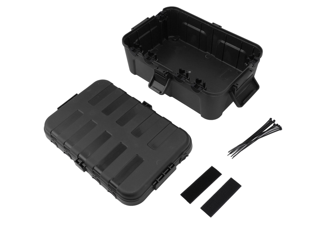 Caja De Conexiones De Cables Impermeable Ip54, De Gran Capacidad, Para Uso En Exteriores, Color Negro.