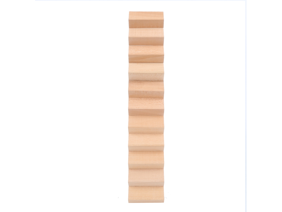 Ats-escalera De Madera Miniatura 1:12 Para Casita De Muñecas, Escalón Diy, Accesorio Decorativo Sin Pasamanos