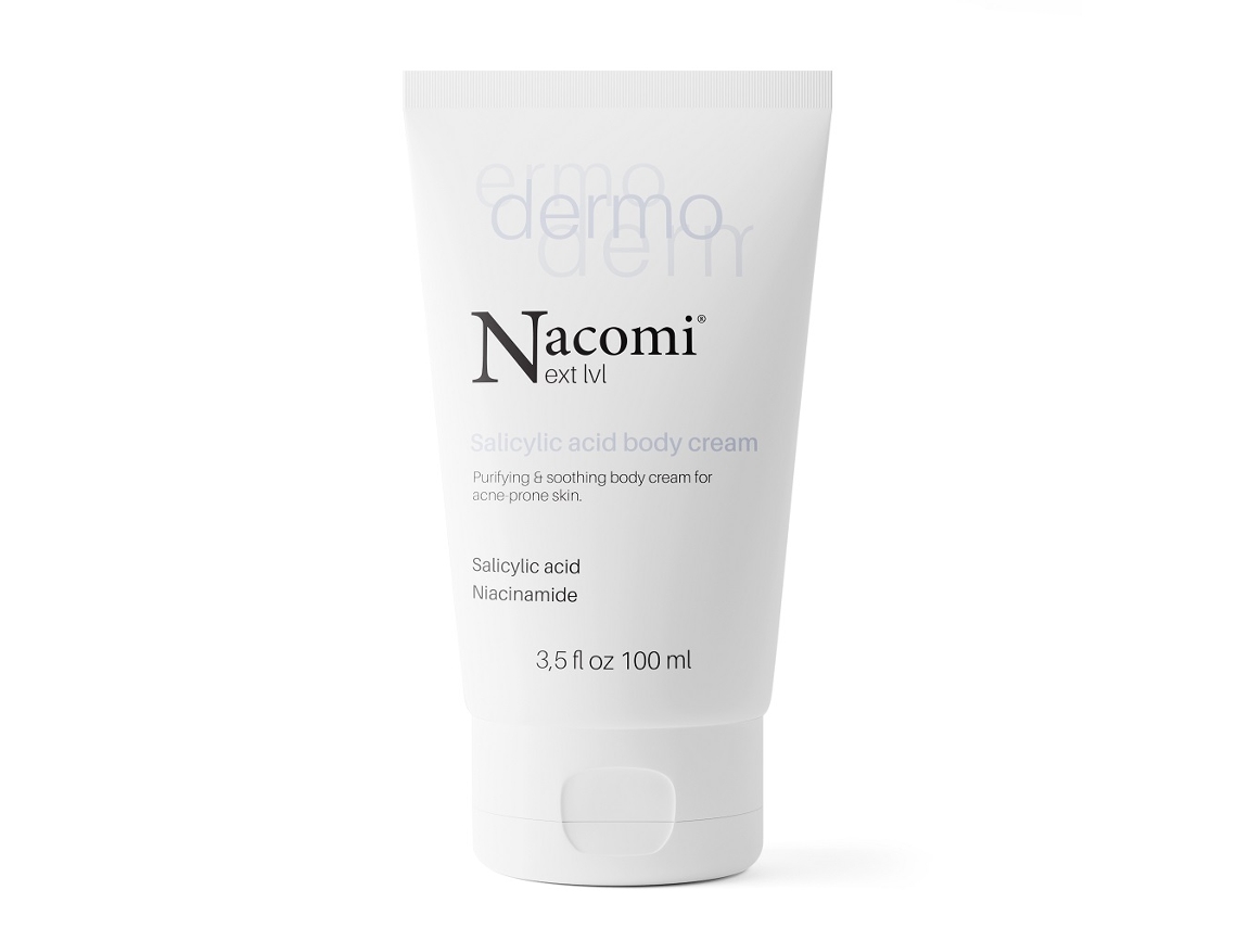 Crema corporal suavizante Advanced Dermo Level con ácido salicílico y niacinamida, 100 ml Nacomi