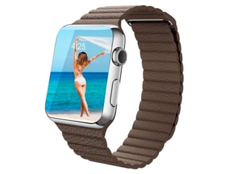 Pulsera de Cuero Loop APPLE Watch 42/44/45mm - Marrón