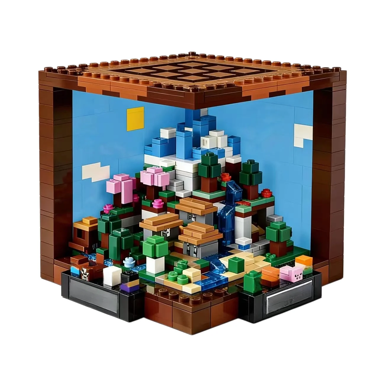 Jogo De Tabuleiro Com Blocos De Montar, Brinquedo Para Decoração De Casa