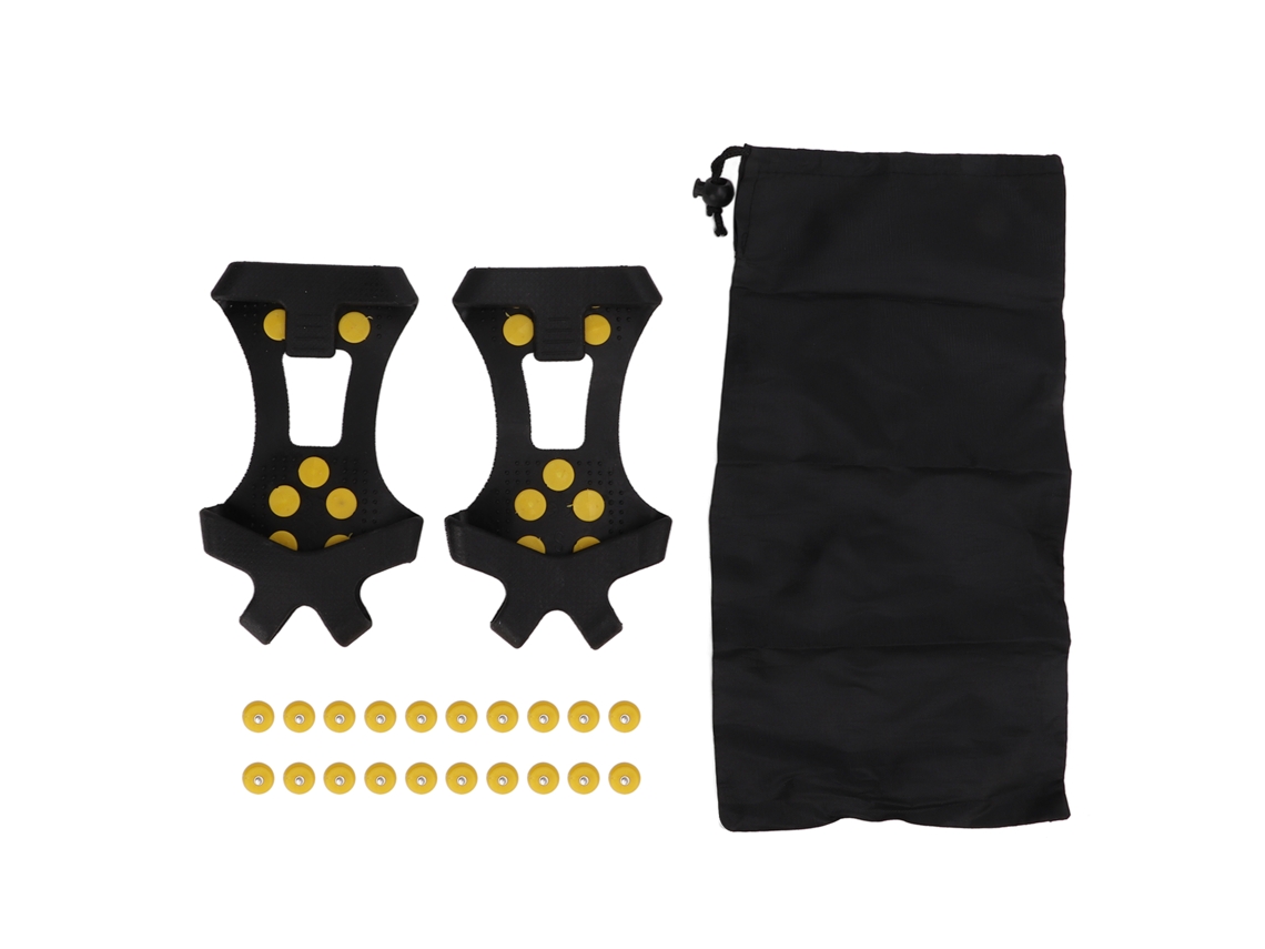 1 par de 10 puntas antideslizantes para zapatos de escalada, aptas para nieve y hielo, talla 31-36.