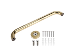 Soporte de baño de acero inoxidable dorado de 40 cm (seguridad, acceso)