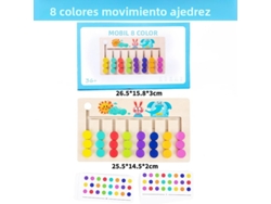 Juguete educativo de mesa para niños que estimula el razonamiento lógico (8 colores)
