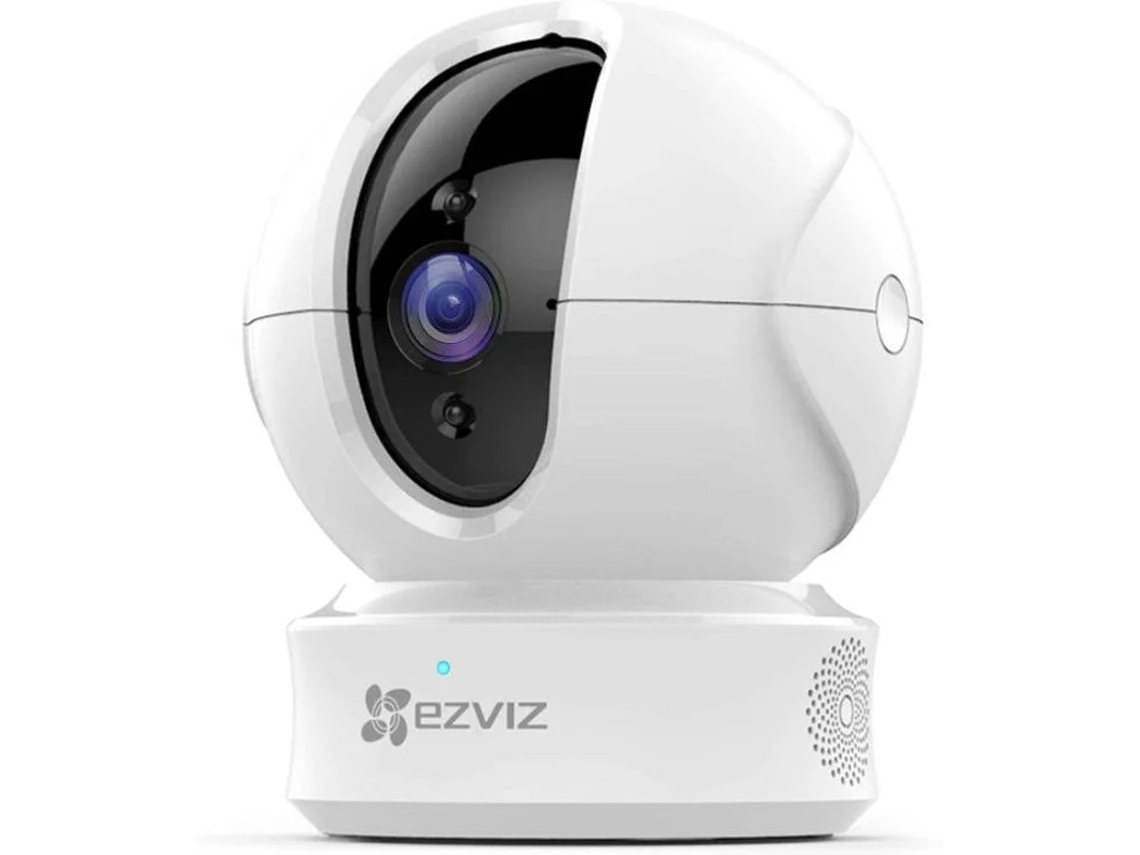 Cámara IP Wi-Fi HD de 1080p de 2,4 GHz con Alexa, Google Home, visión nocturna, modo de privacidad, audio bidireccional, seguimiento de movimiento, color blanco. Bestvite