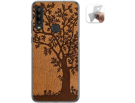 Carcasa Alcatel 1SE 2020 TUMUNDOSMARTPHONE Cuero 03 Multicolor