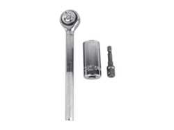 Llave De Carraca Universal De Acero De 7-19 Mm Con Junta Homocinética. Versátil Para Reparaciones Domésticas Y De Automóviles.