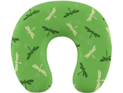 Almohada Viaje Forma Dragonfly, Espuma Viscoelástica Viscoelástica Fácil Relajación Cómodos