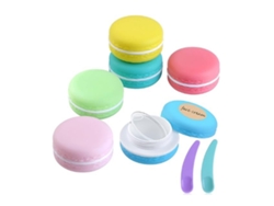 Frascos de viaje de 10 ml, frascos de muestra para cosméticos con tapa, 6 colores
