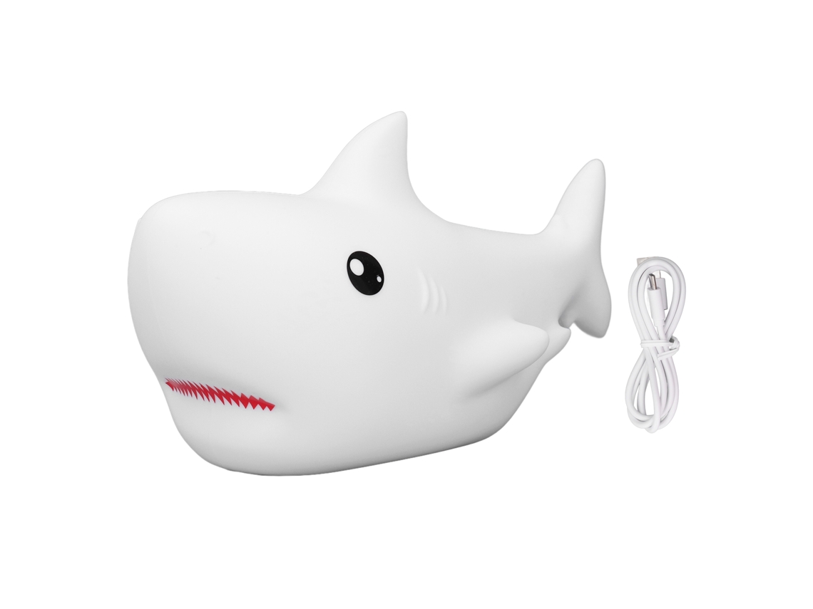 Mali luz Noturna Cute Shark Bebê Luz de Sono 1200mah Ambiente Infantil Quarto Escritório