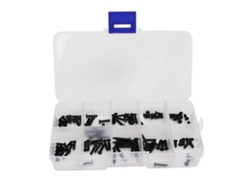 Kit De Tornillos De Acero Inoxidable Para Coches Rc 1/16 Mjx 16208 16207 16210 Con Caja 100 Piezas