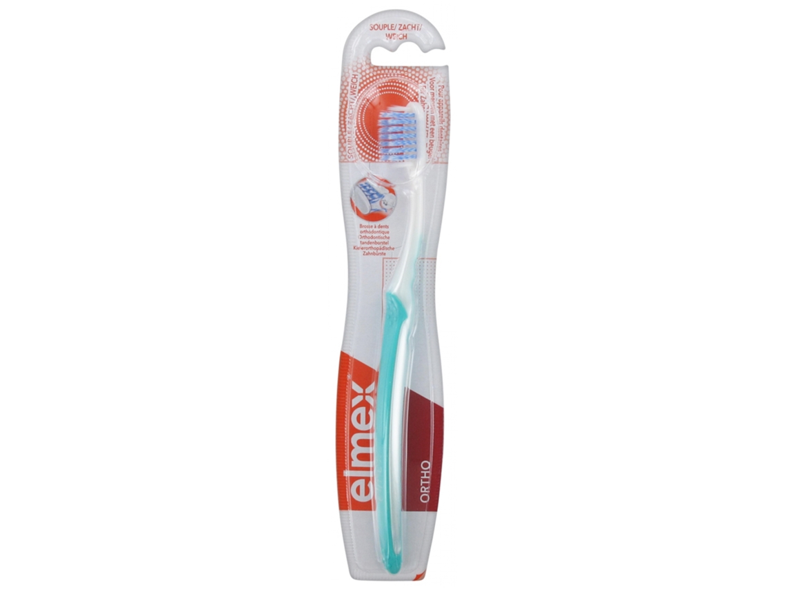 Cepillo de Dientes Orto Suave Color: Verde ELMEX