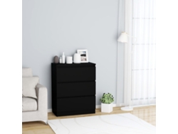 Lovely Home Aparador 60X35X76 Cm Derivados de Madera Negro