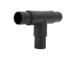 Conector de manguera en T de 3 vías de 1,25"/1,5" para bomba de piscina y spa (plástico)