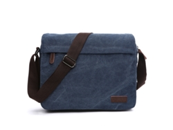 Bolso Bandolera Bolso Bandolera En Lona Y Piel. Darkblue
