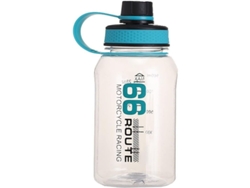Botella de agua Linjou de gran capacidad de 900 ml (2026), taza de té sin BPA (azul)