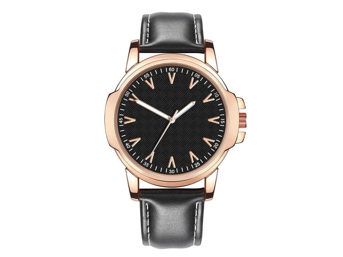 Reloj De Pulsera Analógico De Cuarzo Para Hombre Con Esfera Redonda, Estilo 3