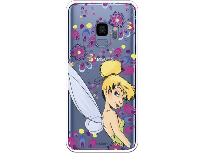 Carcasa Samsung Galaxy S9 DISNEY Campanilla Flores Multicolor