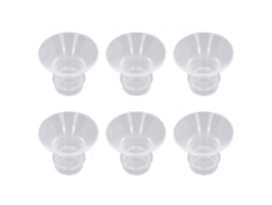 6 Insertos De Silicona De 19 Mm Para Extractor De Leche Portátil Manos Libres De 24 Mm