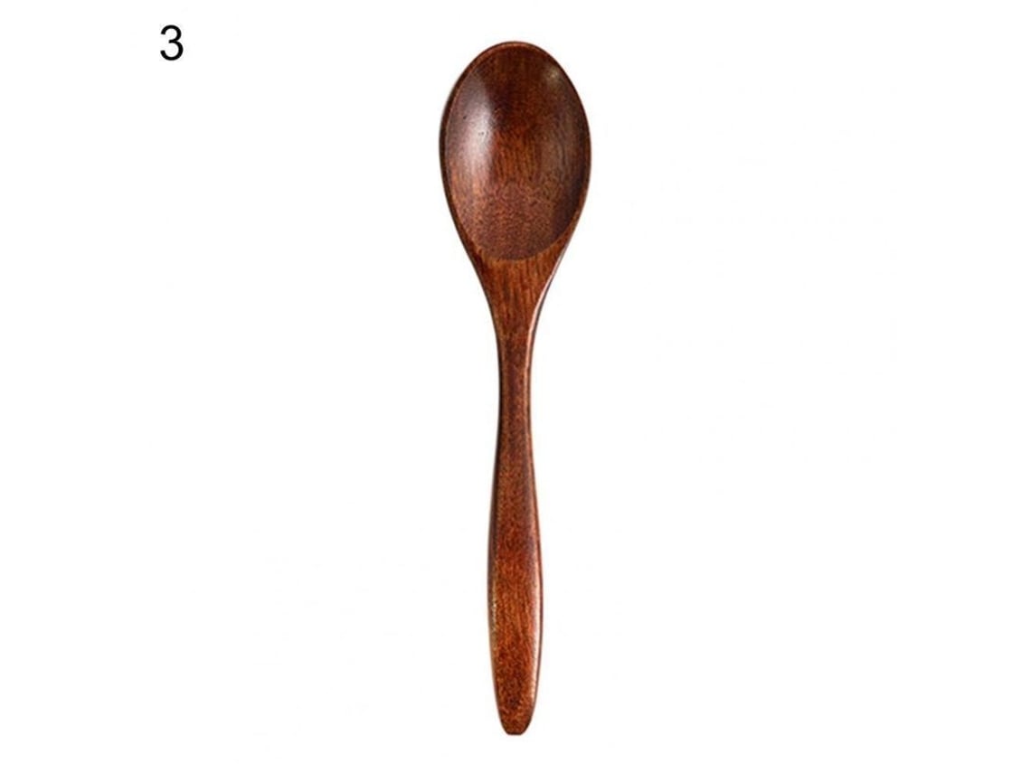 2026da-cuchara De Madera De Grado Alimentario Con Mango Ergonómico Para Cocina Hogar 3