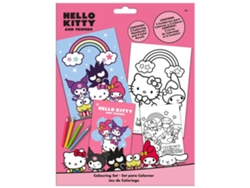Conjunto Para Colorir Com Notebook Hello Kitty And Friends Hk50189