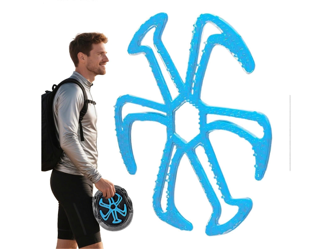 Forro del casco con ventilación 3D, ajuste uniforme y presión ideal para ciclismo, motociclismo, skateboarding y esquí. Azul TAISHENGDA