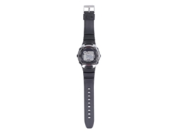 Reloj Deportivo Electrónico Para Niños Digital Luminoso Impermeable Correa De Caucho Pantalla Grande Plata