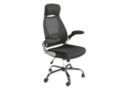 Silla oficina giratoria tela negra ANGEL CERDA 66 x 62 x 117/127