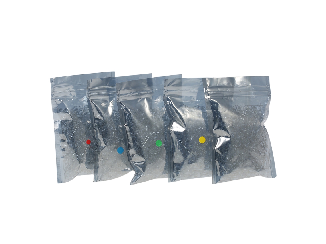2026velora-kit De 1000 Diodos Led De 5mm Redondo Transparente Rojo/verde/azul/amarillo/blanco Componentes Electrónicos