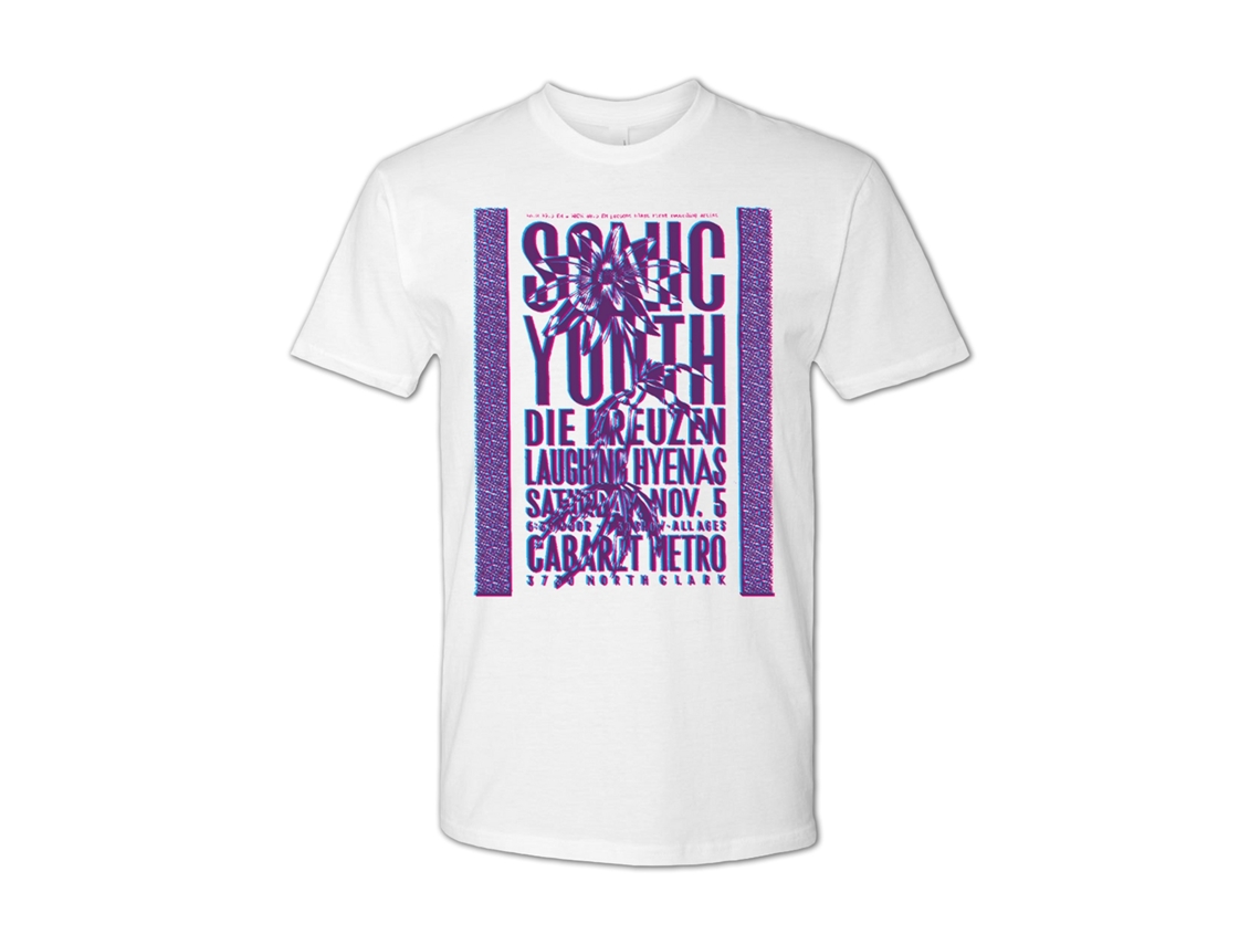 Camiseta unisex para adultos Sonic Youth Metro 2018 ROCKINSTONE. Más vendida. Talla: XXL