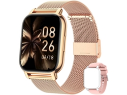 Smartwatch Yizhood P66 1.85 Inch Bluetooth Llamada Ip68 Impermeable (android Y Ios - Oro)