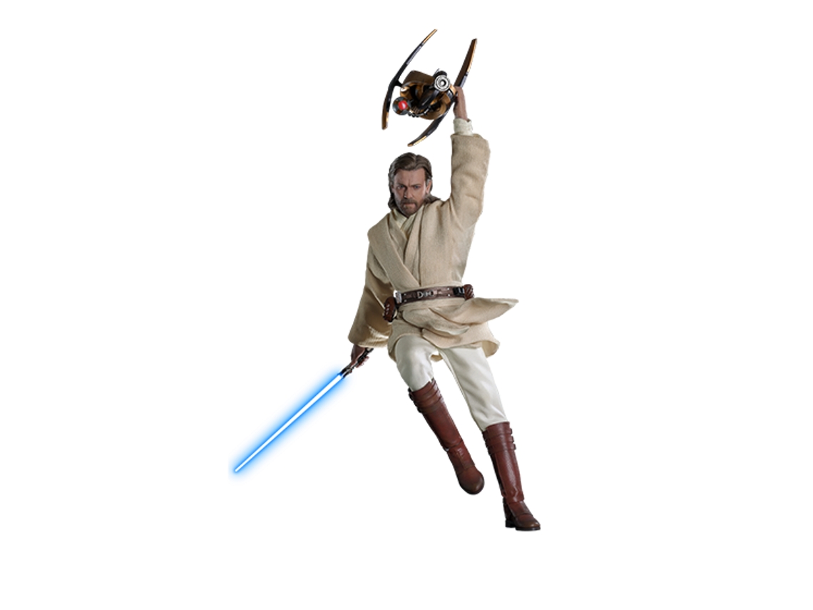 Figura de Obi Wan Kenobi de Star Wars: El Ataque de los Clon (MMS809) de Hot Toys