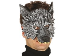 Máscara DISFRAZZES Media Careta De Lobo Gris (Talla Universal )