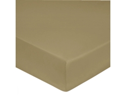 Sábana Bajera BLANC AVENUE  (140 x 190 cm - 100% Algodón - Beige)