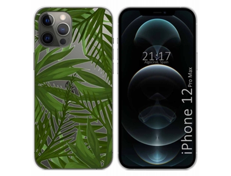 Carcasa iPhone 12 Pro Max (6.7) TUMUNDOSMARTPHONE Dibujos Transparente Multicolor
