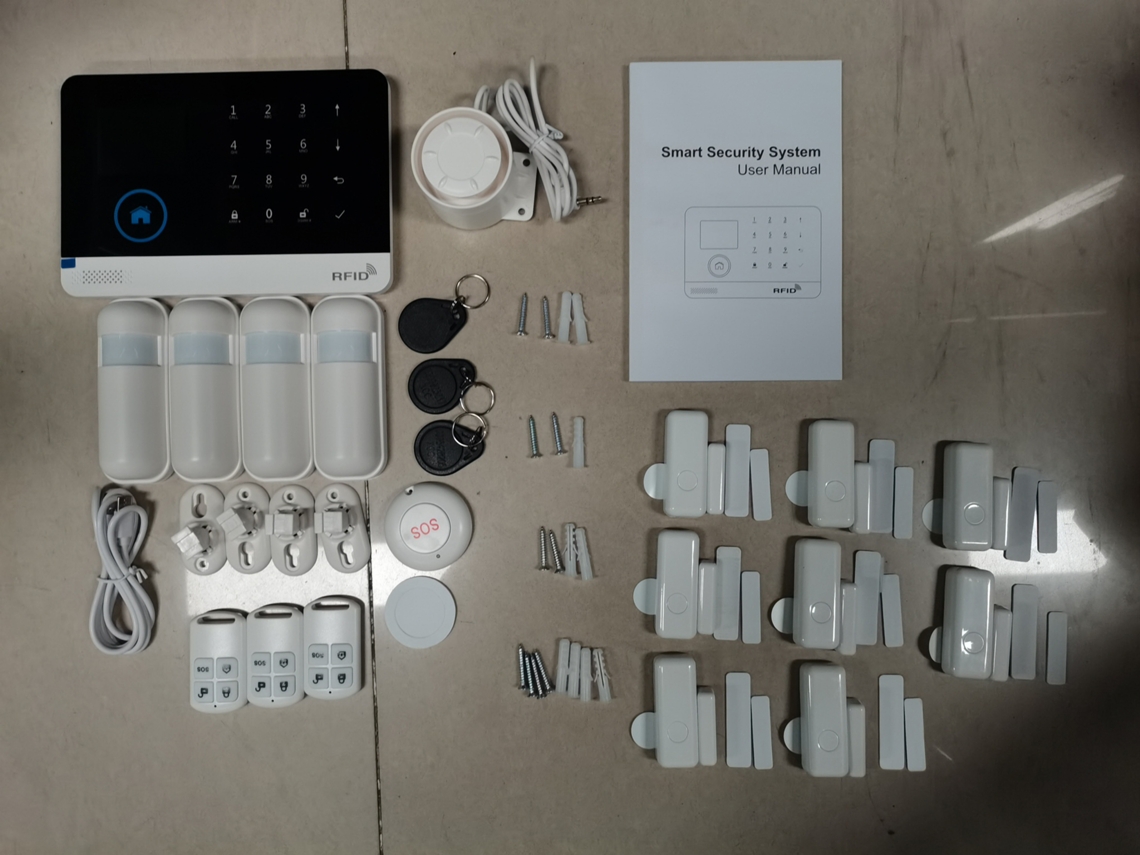 Sistema de alarma inalámbrico 4G Wifi con control por aplicación Ty