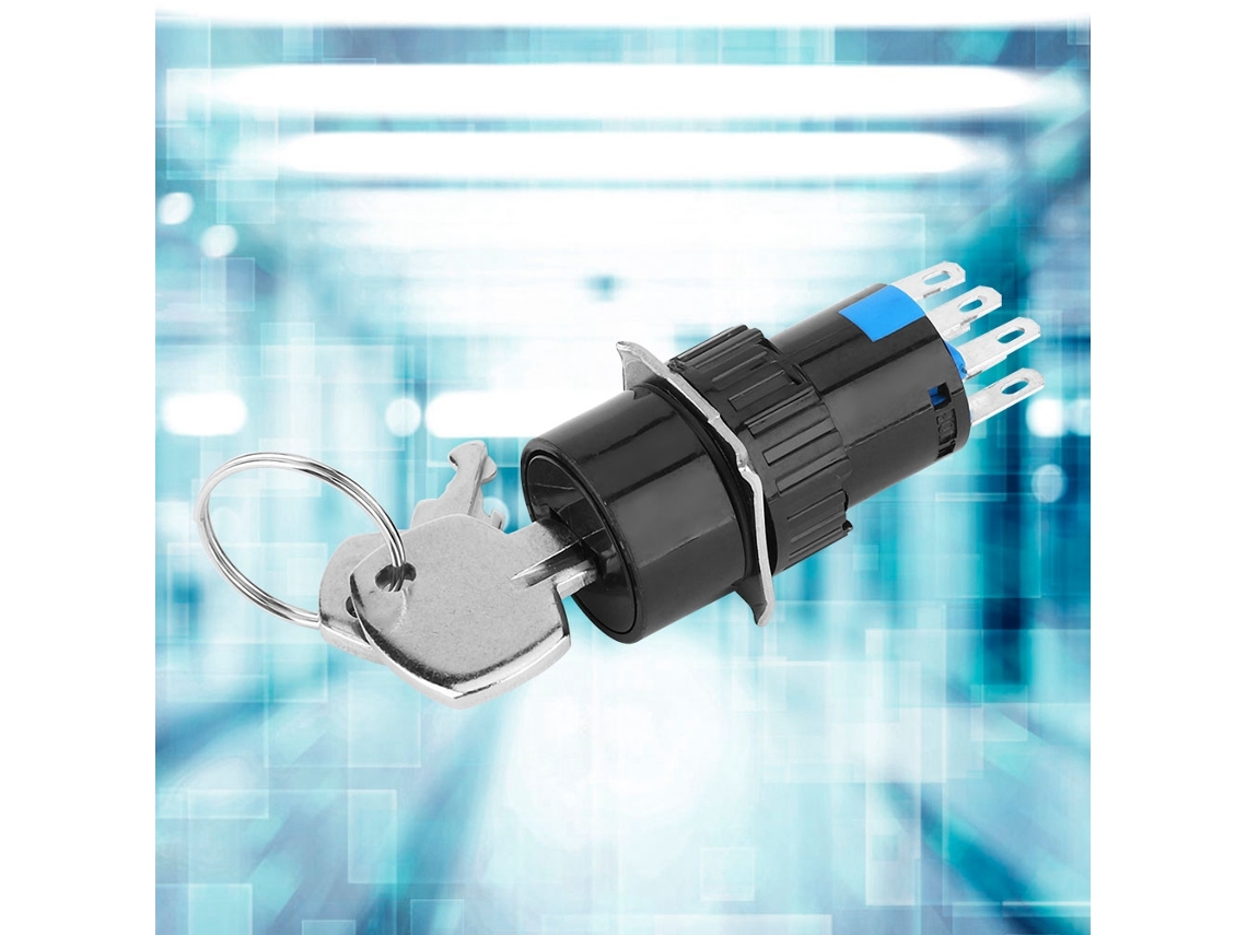 2026dz-interruptor Rotativo De Llave Con Montaje En Panel 2/3 Posiciones La16-22y3 Ac 250v/3a Dc 30v/5a