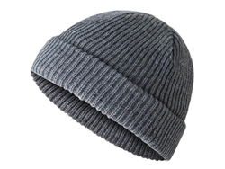 Gorro de punto 2026 para hombre y mujer, gorro de pescador de invierno cálido, tela con calavera marinera, ganchillo.
