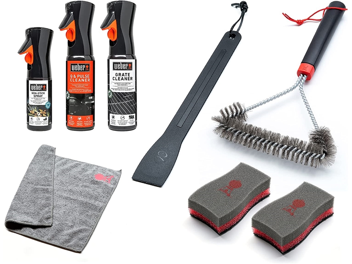 Weber Kit B09KCLDBXL di Pulizia per Barbecue Q e Pulse