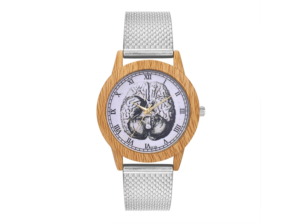 Reloj De Cuarzo Unisex De Moda Con Correa De Silicona Para Hombres Y Mujeres (plateado)