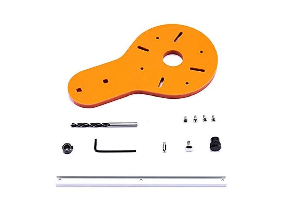 Fresadora Circular Ajustable Para Madera De 1 A 70 Cm. Accesorio De Carpintería Para Cortar Círculos.