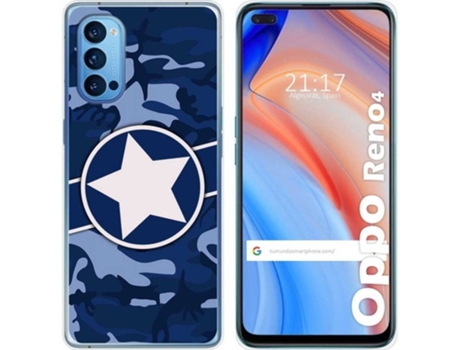 Carcasa Oppo Reno 4 5G TUMUNDOSMARTPHONE Camuflaje 03