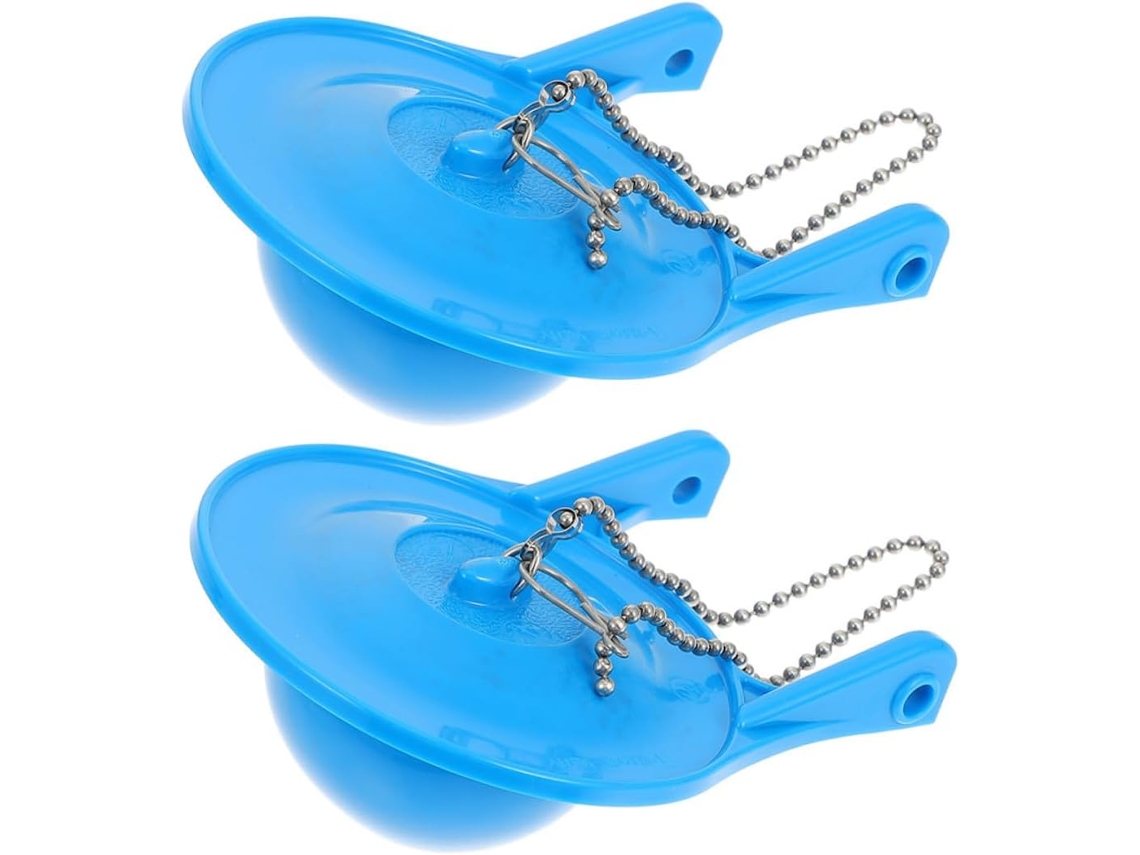 Kit Con 2 Tapas De Drenaje De Pvc Sólido De 3 Pulgadas Para Reemplazar Válvulas De Fuga.