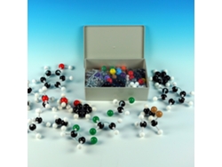 Kit De Modelo Molecular De 444 Piezas Con 196 Átomos, 244 Enlaces, 3 Orbitales Y Herramientas Para Estudiantes Y Laboratorios.