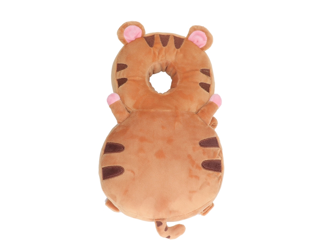 Mochila Protectora Para La Cabeza Del Bebé Con Diseño De Animales Adorables, Ajustable, 30 Cm, Rellena De Algodón Pp.