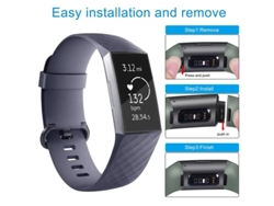 Correa para Fitbit Charge 3 / 4 Talla S Azul GOEIK