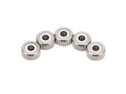 Repuestos Para Relojes Corona, Acero, Plata, Oro, 6 Mm, Orificio Plano.