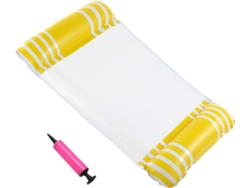 XYVONA Boia Dágua Multifuncional Para Festas Na Piscina, Design Ergonômico, Material De Pvc Antiaderente, Infla Rápido E Desinfla, Boia Dobrável Portátil (1